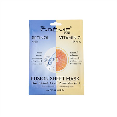 The Creme Shop Retinol & Vitamin C Fusion Sheet Mask