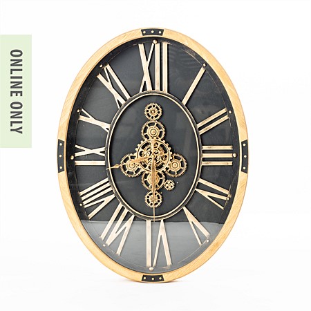 Design Republique Gears Oval Clock