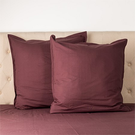 Design Republique Stonewashed Cotton European Pillowcase Pair