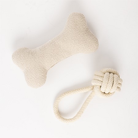 bb&b Pets Roofio Dog Toy Duo Oat 
