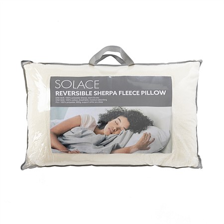 Solace Reversible Sherpa Fleece Pillow