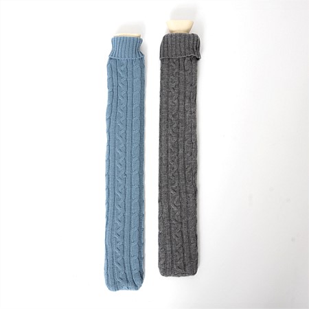 Hush Long Cable Knit Hot Water Bottle and Cover