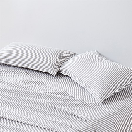 Design Republique Stonewashed Cotton Stripe Pillowcase Pair